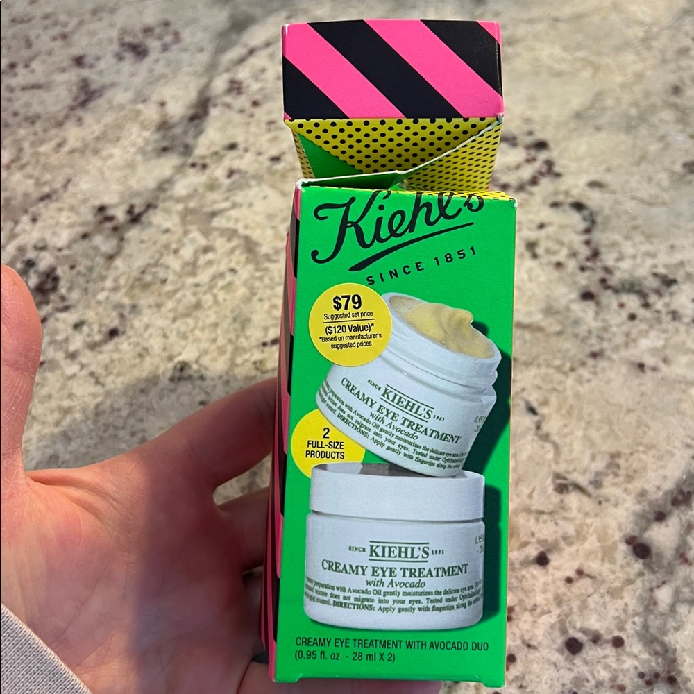 Kiehl's Creamy Eye Treatment with Avocado - White and Green 2 of 28 ml each - Picture 2 of 8